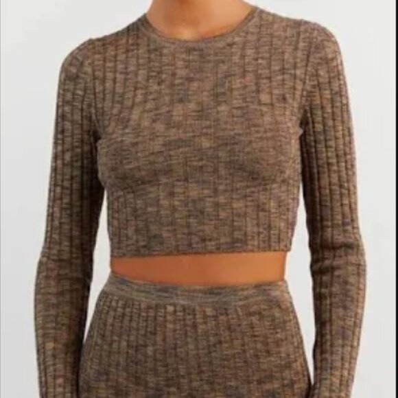 DISSH Lottie Olive Marble Crop Top Size XXL - Picture 5 of 5